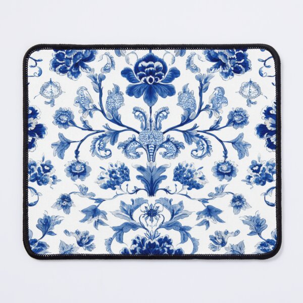 Item preview, Royal Delft Blue Branches Flowers Pattern designed and sold by GrinGalore.