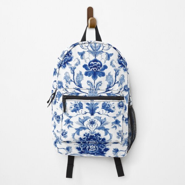 Item preview, Royal Delft Blue Branches Flowers Pattern designed and sold by GrinGalore.