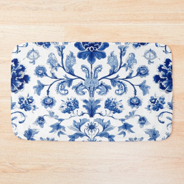 Item preview, Royal Delft Blue Branches Flowers Pattern designed and sold by GrinGalore.