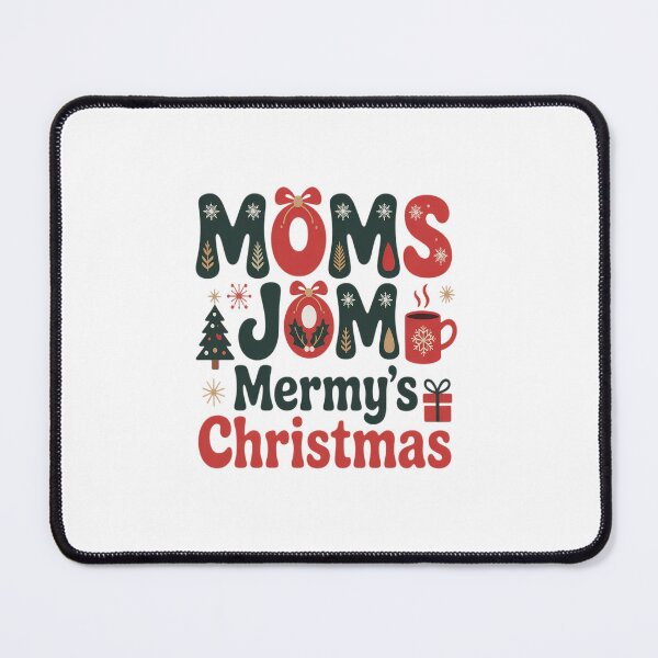 Item preview, Christmas Moms Jom Bow Mama Claus Merry  Christmas Tree Cake designed and sold by VladoZork.