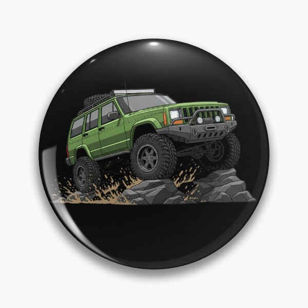 Item preview, Green Off-Road SUV Illustration - Lifted 4x4 Adventure Vehicle T-Shirt designed and sold by nhstaruna.