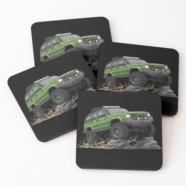 Item preview, Green Off-Road SUV Illustration - Lifted 4x4 Adventure Vehicle T-Shirt designed and sold by nhstaruna.
