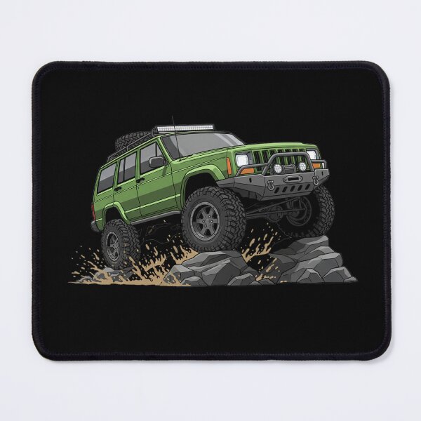 Item preview, Green Off-Road SUV Illustration - Lifted 4x4 Adventure Vehicle T-Shirt designed and sold by nhstaruna.