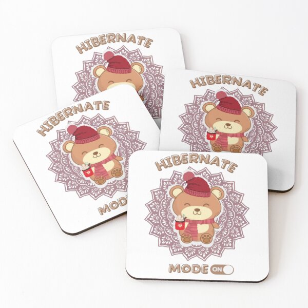 Item preview, Hibernate Mode On | Cozy Winter Mandala Self-Care Art designed and sold by Rexyy Studio .