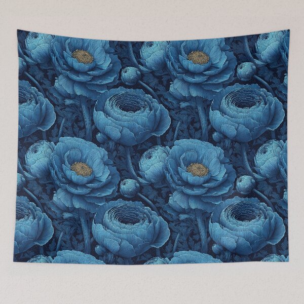 Item preview, Chic Charming Ranunculus Print For Garden Party designed and sold by RoyalStarsPatts.