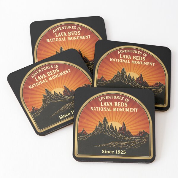 Item preview, Lava Beds National Park Monument Established 1925 Retro Adventure Retreat designed and sold by Simsimah26Parks.