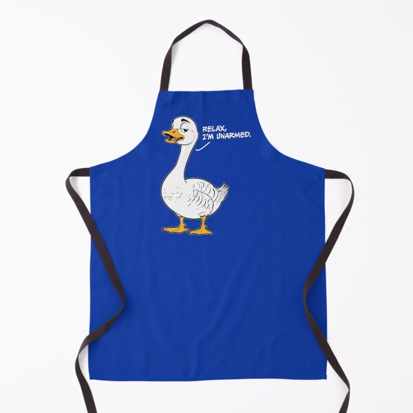 Item preview, Funny Goose Relax I'm Unarmed Sarcastic Pun designed and sold by GooseLogic.
