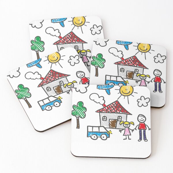 Item preview,  sketched family childish style designed and sold by nataliyapav.