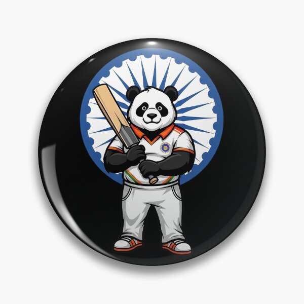 Item preview, Indian Cricket Panda Mascot Sports Team designed and sold by k3rstman1.