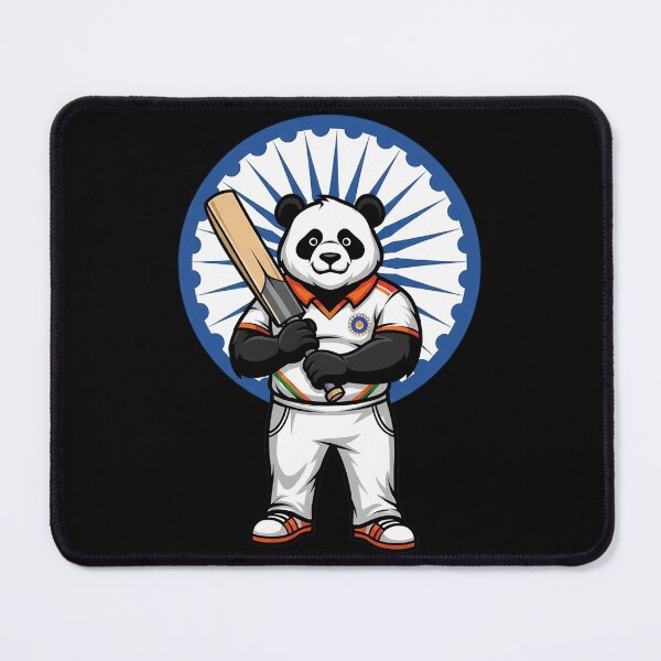 Item preview, Indian Cricket Panda Mascot Sports Team designed and sold by k3rstman1.