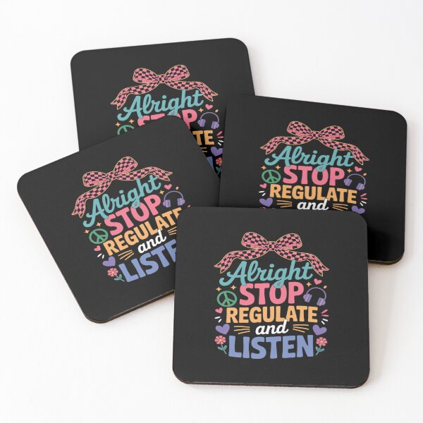 Item preview, Alright Stop Regulate and Listen Occupational Therapist Bow designed and sold by Idarmotar.