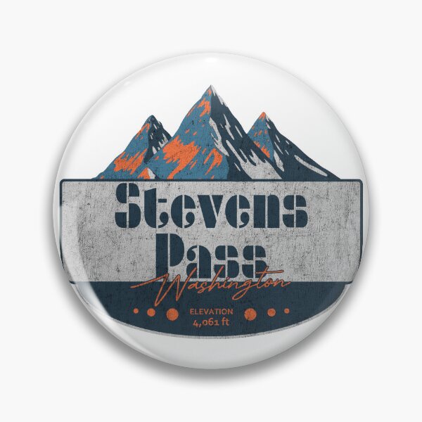 Item preview, Stevens Pass Ski Resort, Washington, Mountain Design designed and sold by Wanderful-roads.
