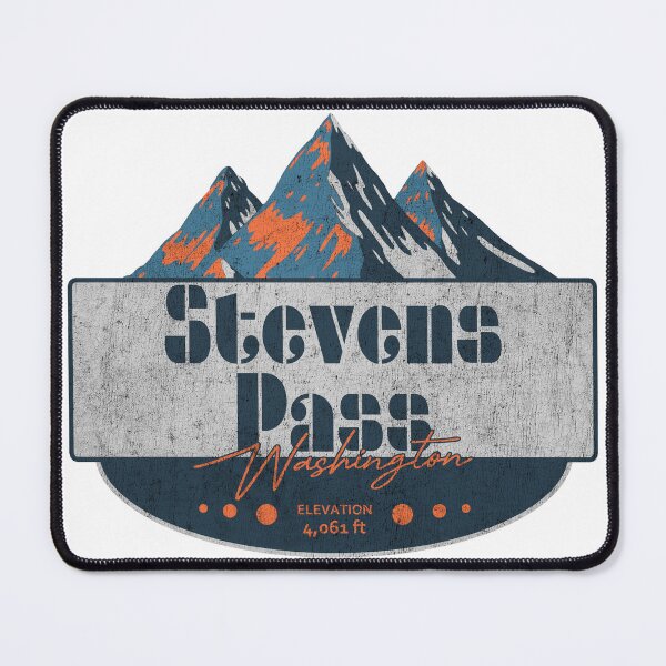 Item preview, Stevens Pass Ski Resort, Washington, Mountain Design designed and sold by Wanderful-roads.