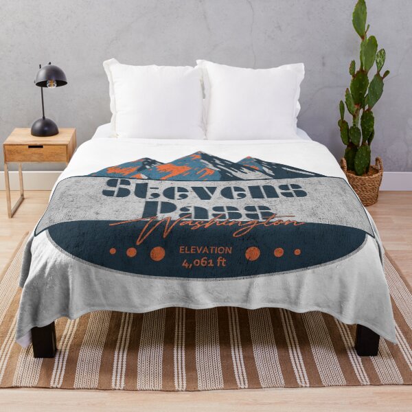 Item preview, Stevens Pass Ski Resort, Washington, Mountain Design designed and sold by Wanderful-roads.