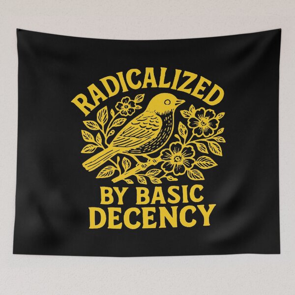 Item preview, Radicalized By Basic Decency Liberal Teacher designed and sold by bethanyrodgers6.