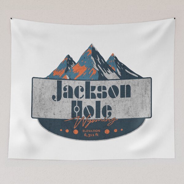 Item preview, Jackson Hole Ski Resort, Wyoming, Mountain Design designed and sold by Wanderful-roads.