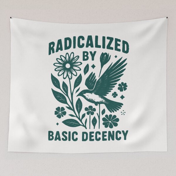 Item preview, Radicalized By Basic Decency Protest Teacher designed and sold by bethanyrodgers6.
