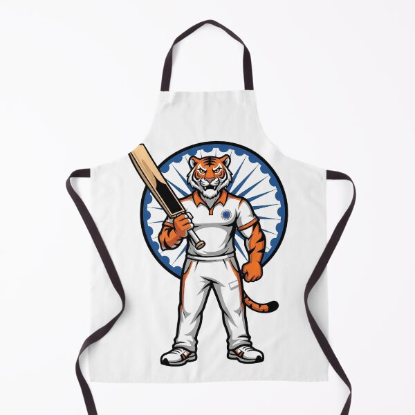 Item preview, Indian Cricket Tiger Mascot Batting designed and sold by k3rstman1.
