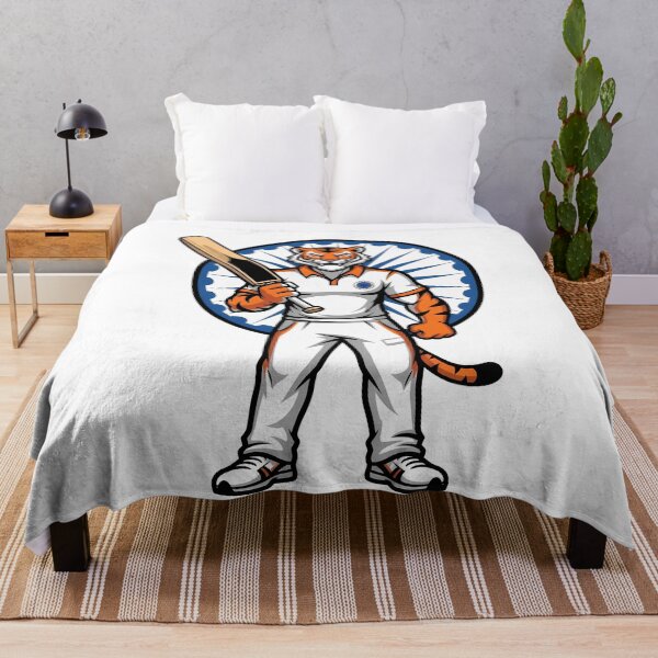 Item preview, Indian Cricket Tiger Mascot Batting designed and sold by k3rstman1.