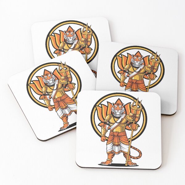 Item preview, Indian Tiger Deity Warrior Trident designed and sold by k3rstman1.