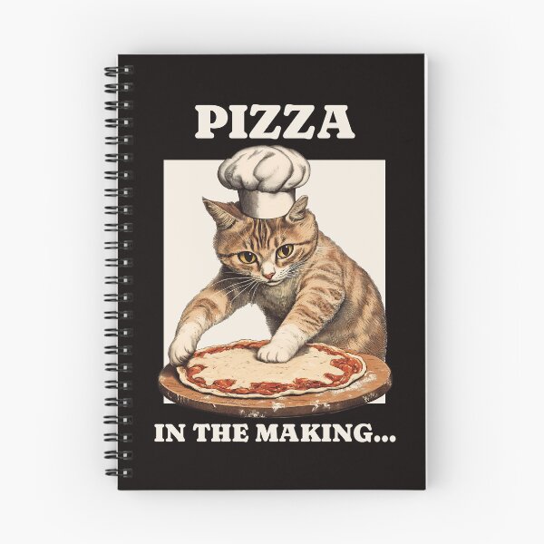 Item preview, Pizza Cat Making Pizza designed and sold by morve_eternelle.