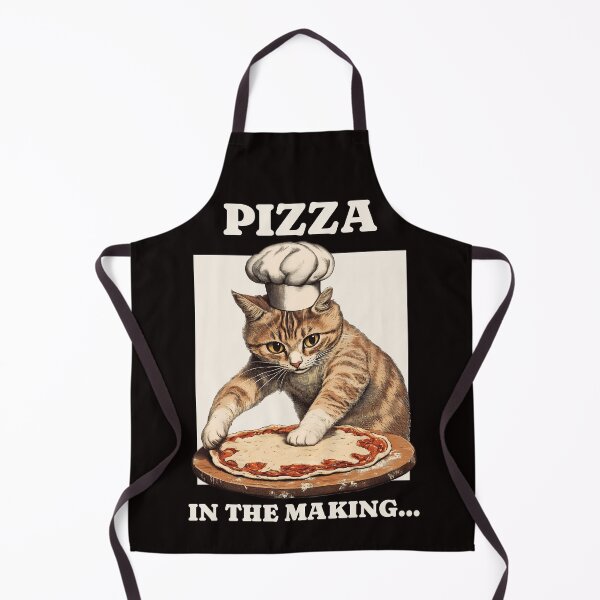 Item preview, Pizza Cat Making Pizza designed and sold by morve_eternelle.