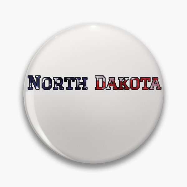 Item preview, North Dakota USA Flag Typography – Patriotic Stars and Stripes American Pride Design designed and sold by Long Family Gifts.