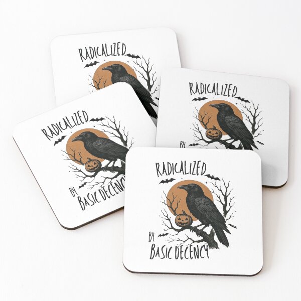 Item preview, Radicalized by Basic Decency Raven Protest Teacher designed and sold by bethanyrodgers6.