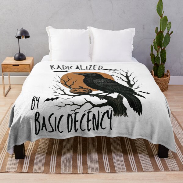 Item preview, Radicalized by Basic Decency Raven Protest Teacher designed and sold by bethanyrodgers6.