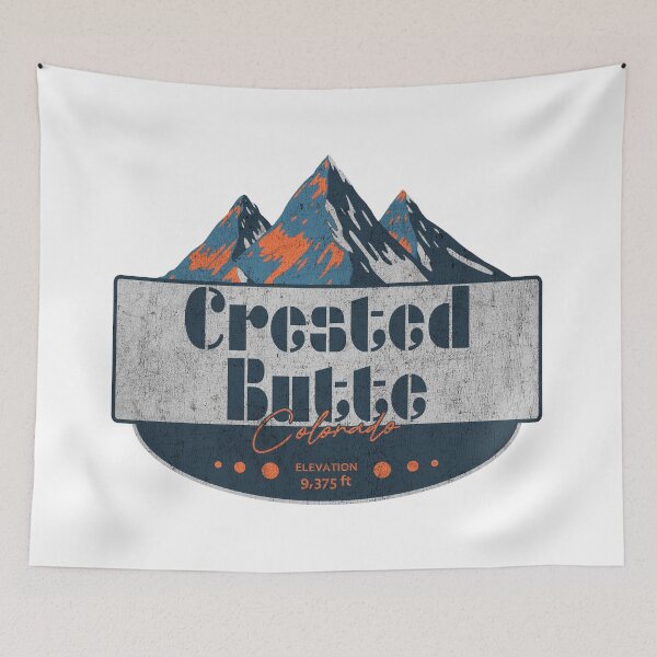 Item preview, Crested Butte Ski Resort, Colorado, Mountain Design designed and sold by Wanderful-roads.