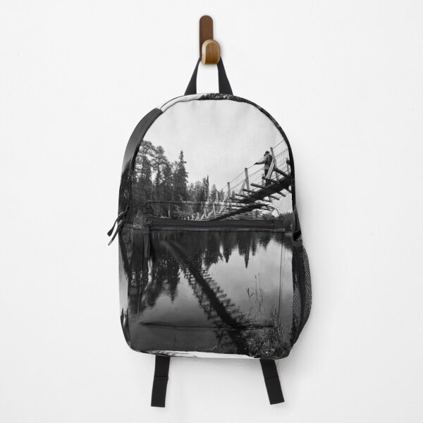 Item preview, Crossing the river. Kuusamo, Pieni karhunkierros 2025 bw designed and sold by Jouko Lehto Photography.