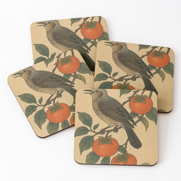 Item preview, Ukiyo-e Style Brown-Eared Bulbul ( HIYODORI ) designed and sold by Nature Oracle Ukiyo.