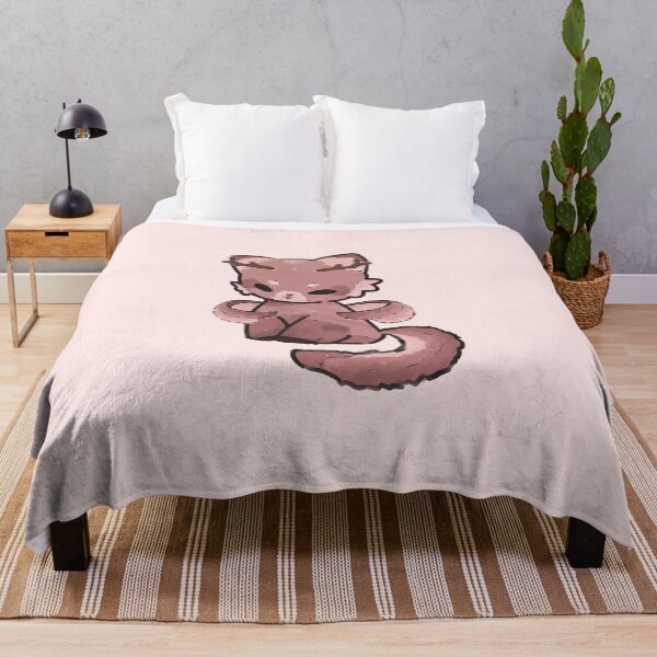 Item preview, Flying Forest Fox - Pink Background designed and sold by AuraBerryArt.