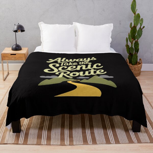 Item preview, Always Take The Scenic Route Mountain Wanderlust designed and sold by Idarmotar.
