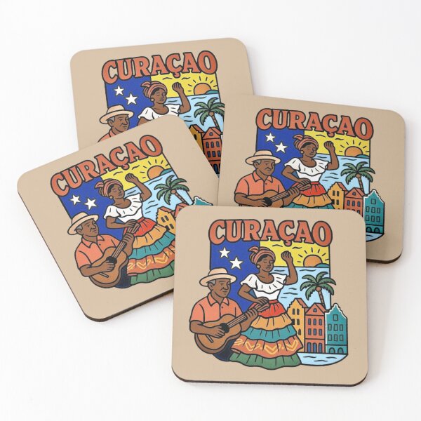 Item preview, Curaçao Cultural Scene — Caribbean Music and Dance Design designed and sold by Myra365Art.