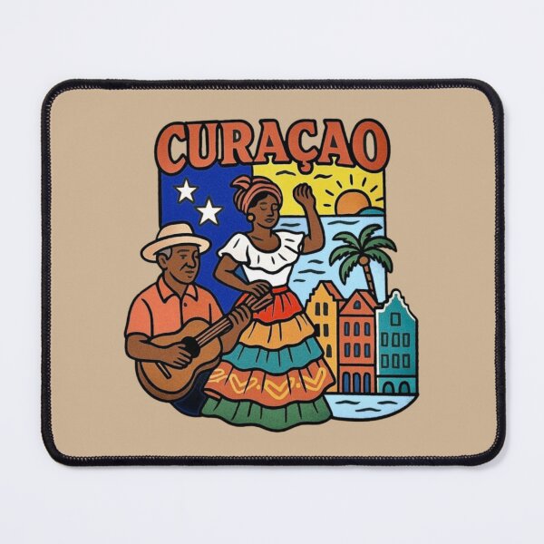Item preview, Curaçao Cultural Scene — Caribbean Music and Dance Design designed and sold by Myra365Art.