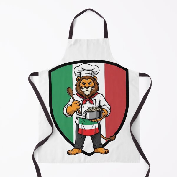 Item preview, Italian Chef Lion Pasta Mascot designed and sold by k3rstman1.