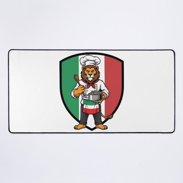 Item preview, Italian Chef Lion Pasta Mascot designed and sold by k3rstman1.