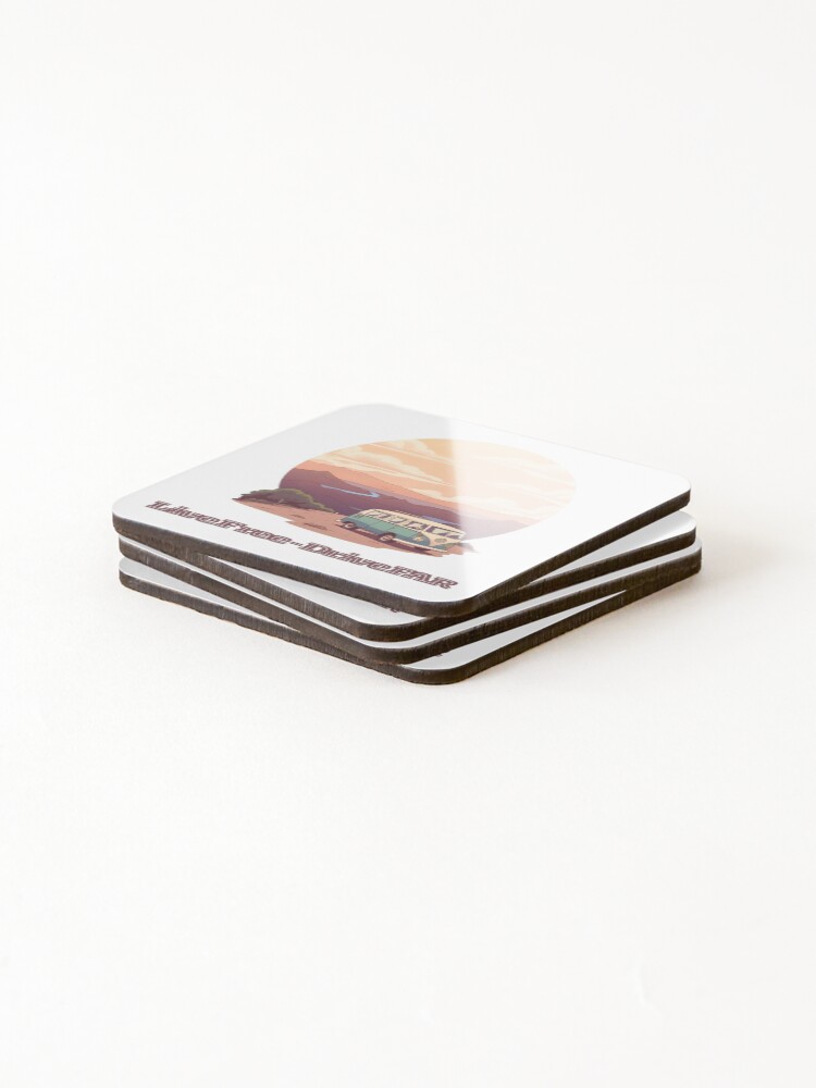 Thumbnail 4 of 5, Coasters (Set of 4), Drive Far designed and sold by TheSweetStack.