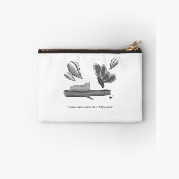 Item preview, Funny Caterpillar to Butterfly Change Cartoon Humor designed and sold by Bill Abbott.