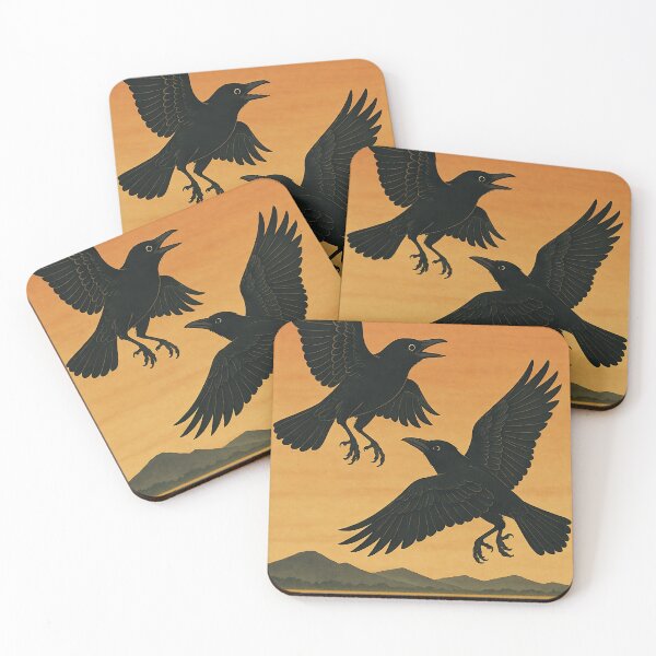 Item preview, Ukiyo-e Style Crow ( KARASU ) designed and sold by Nature Oracle Ukiyo.