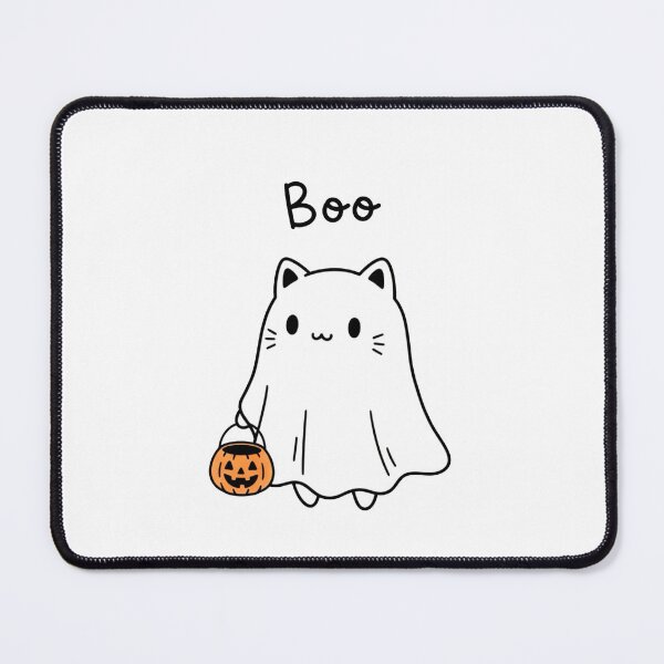 Item preview, Boo - Cute Kawaii Cat Ghost Trick or Treat designed and sold by j-2k.