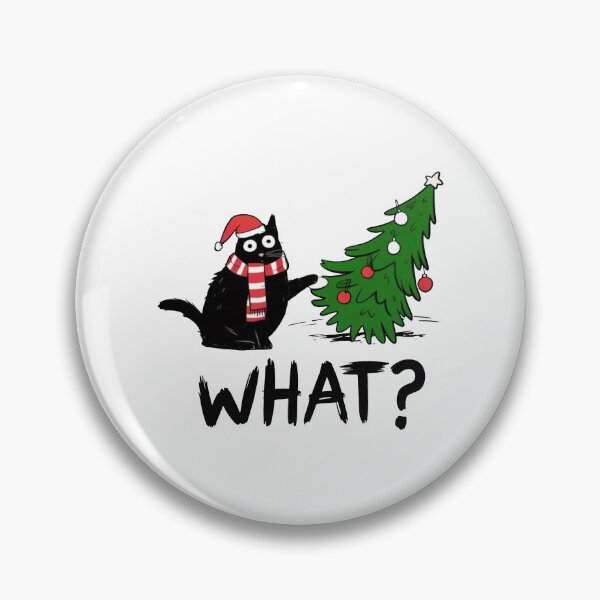 Item preview, Funny Cat Christmas What Christmas Tree designed and sold by bethanyrodgers6.