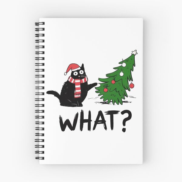 Item preview, Funny Cat Christmas What Christmas Tree designed and sold by bethanyrodgers6.