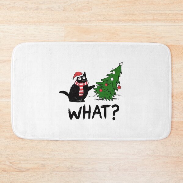 Item preview, Funny Cat Christmas What Christmas Tree designed and sold by bethanyrodgers6.