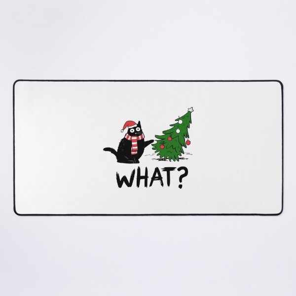 Item preview, Funny Cat Christmas What Christmas Tree designed and sold by bethanyrodgers6.
