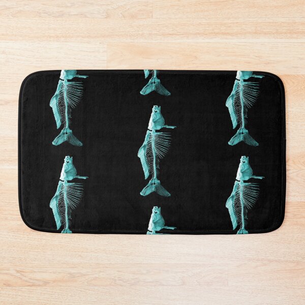 Item preview, Fish skeleton – Emerald blue glow of the sea / Swiss Artwork Photography designed and sold by Raphael Wolf.
