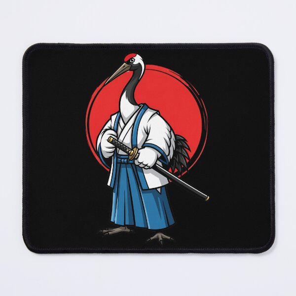 Item preview, Japan Crane Samurai Bird Katana Warrior designed and sold by k3rstman1.