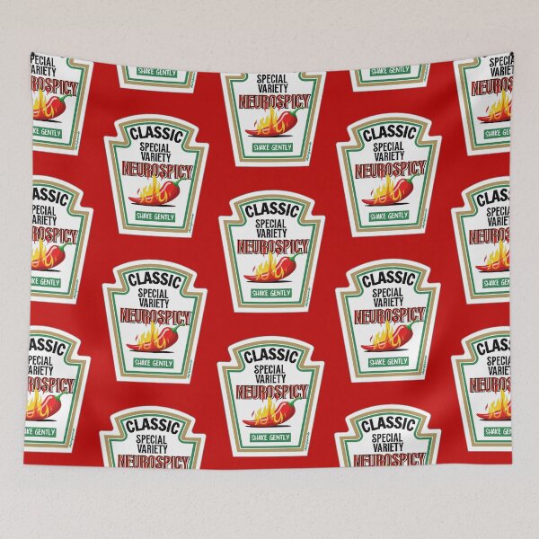 Item preview, Neurospicy Ketchup Bottle Label  | Classic Special Variety designed and sold by QuirkyGuacamole.