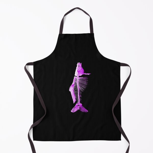 Item preview, Fish skeleton – Violet glow of the sea / Swiss Artwork Photography designed and sold by Raphael Wolf.